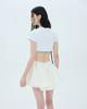 Leobyui Multi-Circle Skirt White