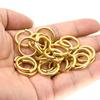 Solid Brass Jump Rings Split Jump Ring Open O Ring Connector 5mm-18mm for Necklace Jewelry Making Findings Accessories Supplies