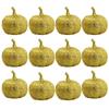 12Pcs Artificial Pumpkins Vegetable Photography Props for Fall Halloween Thanksgiving Porch Holiday Party Decorations