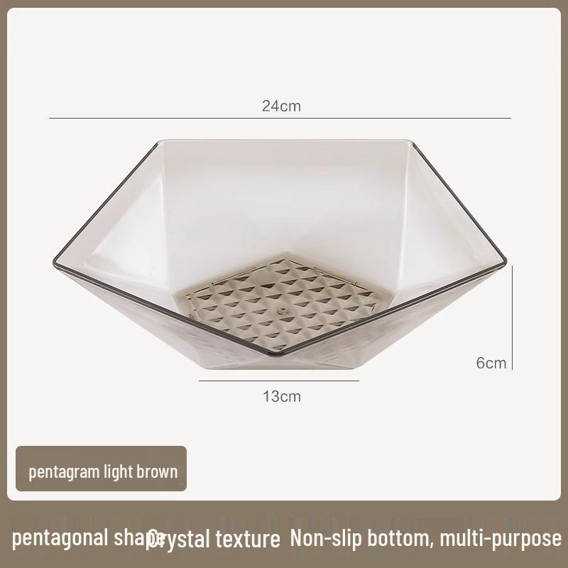 2023 Luxury Crystal Fruit Bowl for Coffee Table or Living Room