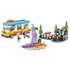LEGO Friends Camper and Boat Camper and 41681 Toy Doll Doll Boat Vehicle Vehicle Girls 7 years old and up (Forest Boat)