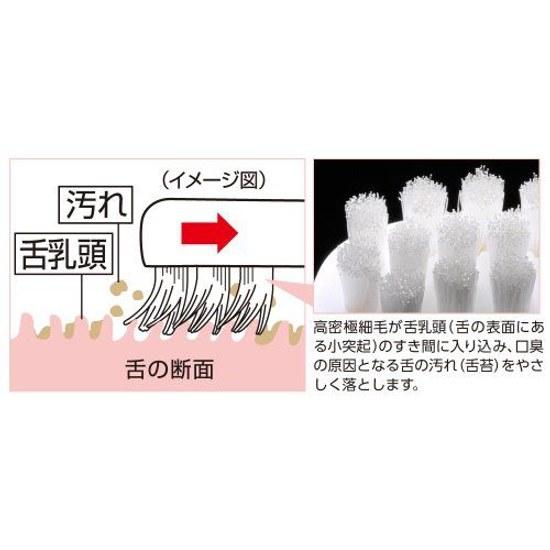 Ebisu Tongue Cleaner Rubber Grip 2 Pieces Set Assorted
