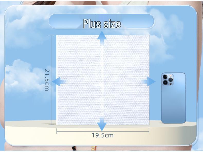 Niliya Disposable Facial Cleansing Wipes, 600g Large Roll, Extra Thick Cotton Face Towels for Salons