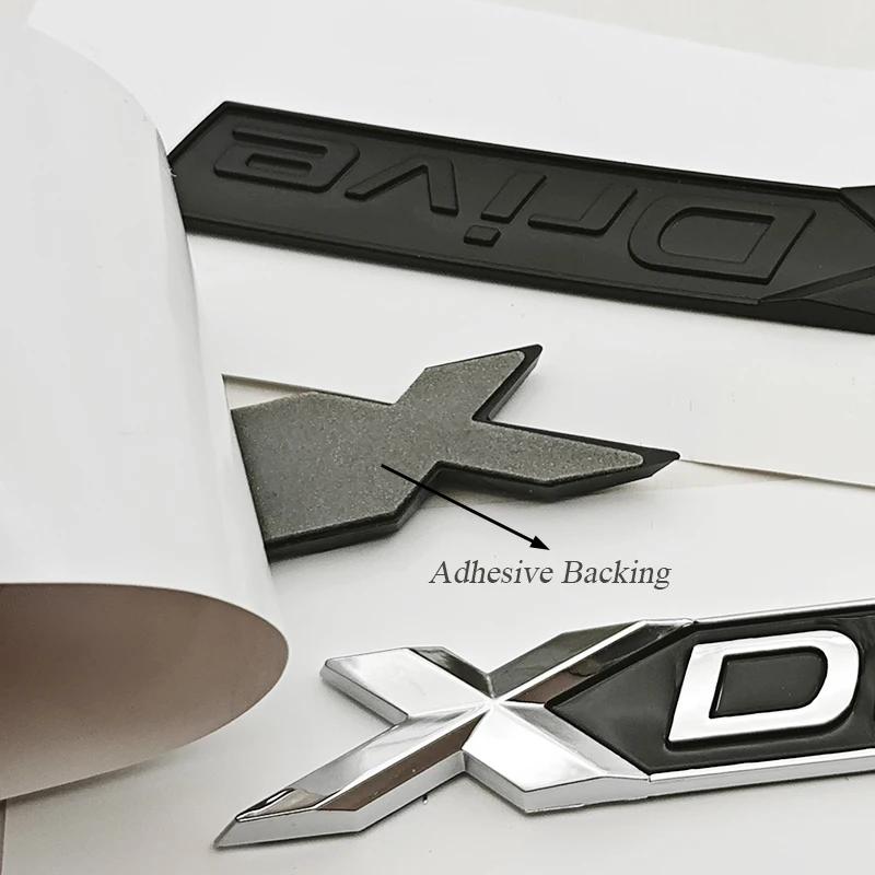 NEW 3D ABS Car Sticker Logo Xdrive Emblem Trunk Badge Nameplate X Drive For BMW Xdrive 320d 320i 530d 525d E60 G20 Accessories PS9