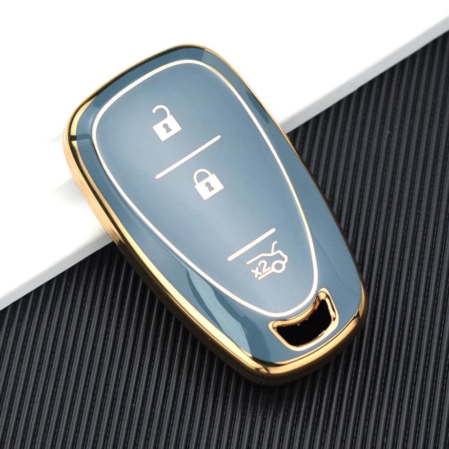 For Chevrolet Malibu Blazer Traverse Seeker Onix Equino Volt Bolt Trax Orlando Cruze Spark Sonic Camaro Tpu Car Key Case Cover