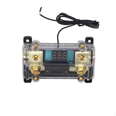 Car Audio Circuit Protector Block with Digital Display Zinc Alloy Conductor