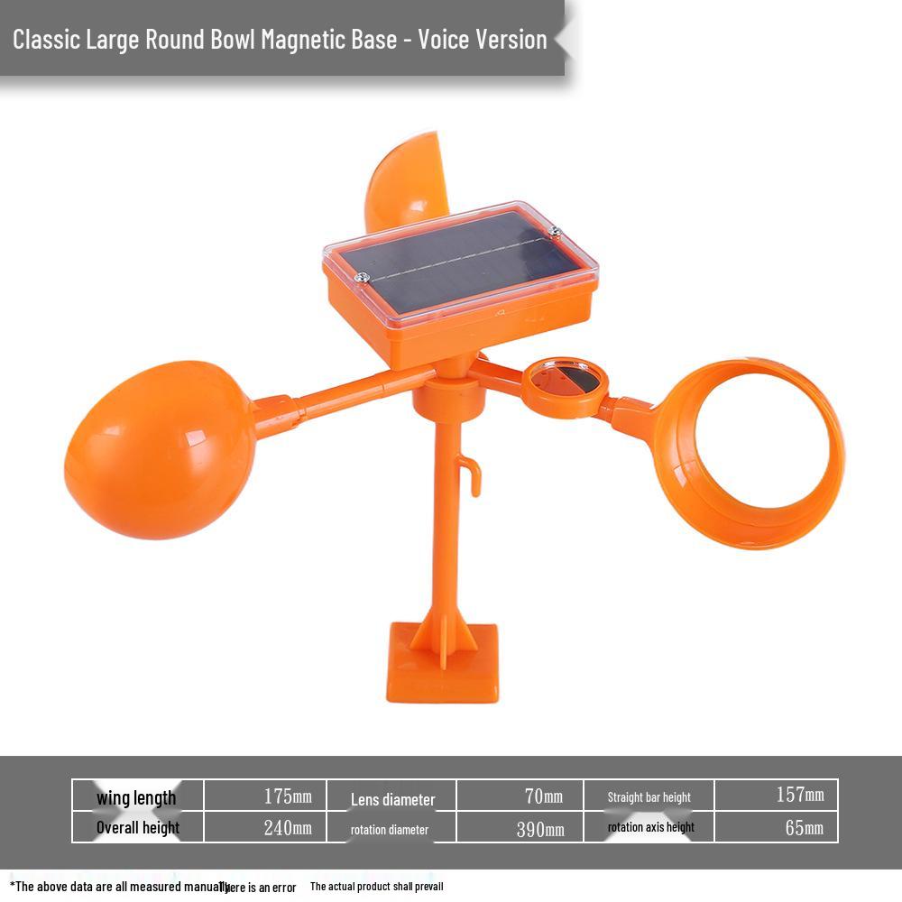 Solar-Powered Reflective Bird Repeller for Orchards, Fish Ponds, and Farmland