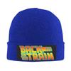 Retro Back To The Future Warm Knitted Cap Hip Hop Bonnet Hat Autumn Winter Outdoor Beanies Hats for Unisex Adult