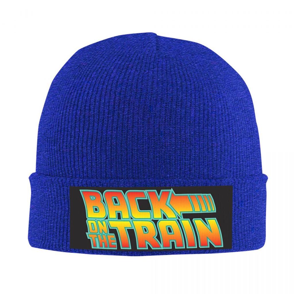 Retro Back To The Future Warm Knitted Cap Hip Hop Bonnet Hat Autumn Winter Outdoor Beanies Hats for Unisex Adult