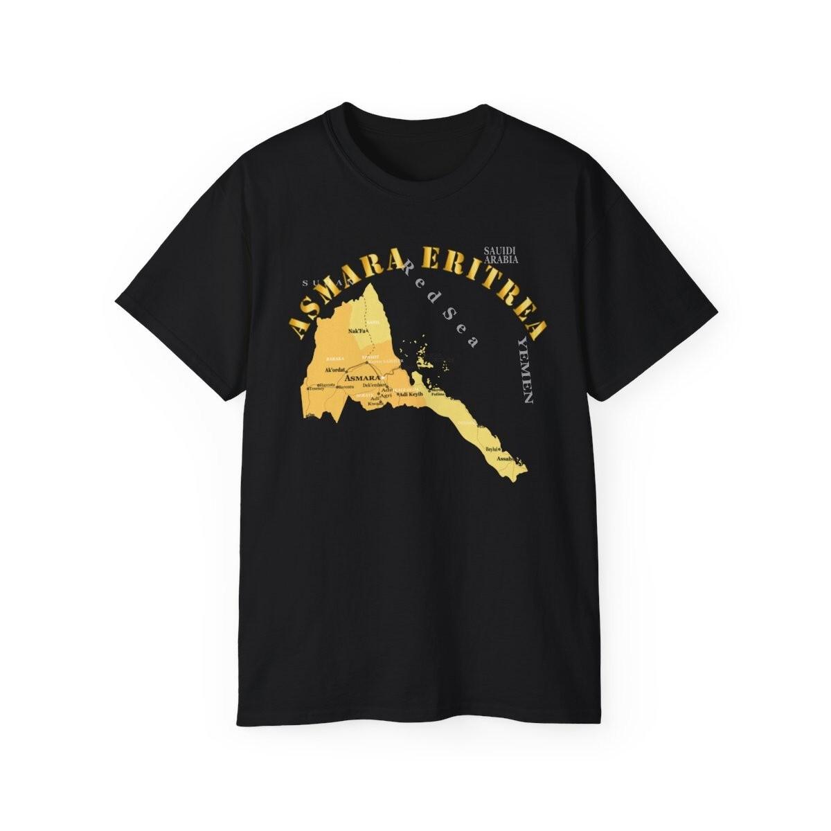 Classic - Map - Asmara Eritrea - Kagnew Station Unisex T-Shirt M