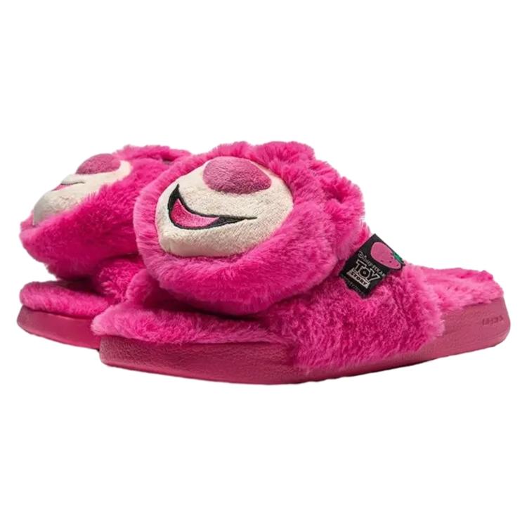 Disney x Li Ning LN Slide Slippers Women's Beetroot Red AGAT024-3