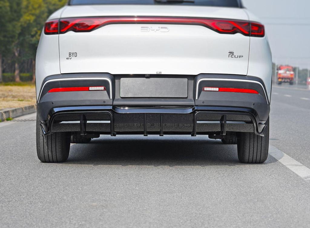 Compatible con 25 Modelos: Parachoques delantero BYD Yuan UP, Parachoques trasero Atto2, Spoiler de techo, Alerón trasero, Kit de labio delantero y Difusor trasero.