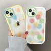Liebe Herz Lächelndes Gesicht Muster Acryl Handyhülle für Iphone 13 11 12 14 Pro Max Xs Xr X 14 Plus Soft Bumper Hard Back Cover