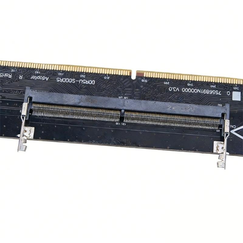 Laptop to Desktop Adapter Card DDR3/DDR4/DDR5 Memory Connector Memory Stick SO-DIMM To PC DIMM Computer Converters