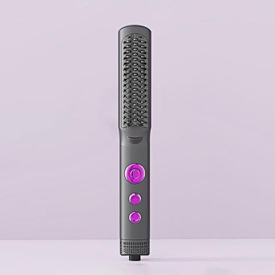 Cold Wind Hair Straightener Brush Temperature Modes Adjustable Fast Heating Portable Travel Electric Hair Straightening Styling Detangling Comb