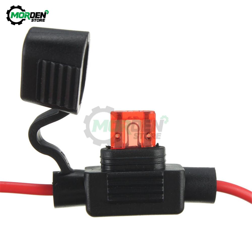 11V Car Fuse Holder Add-A-Circuit TAP Adapter Micro Mini Standard ATM APM Blade Auto Fuse with 11A Blade Car Fuse Replacement