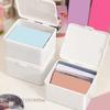 Photography Card Small Card Storage Box New Transparent Plastic Storage Box Desktop Photo Card Badge Miscellaneous Storage