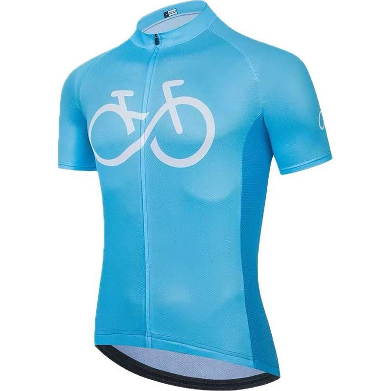 Mens Cycling Jersey Bib Shorts Set Breathable Quick-Dry Performance Wear Mountain Bike Ride