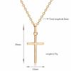 Punk Cross Cross Necklace Zircon Clavicle Chain New Pendants  for Women Men