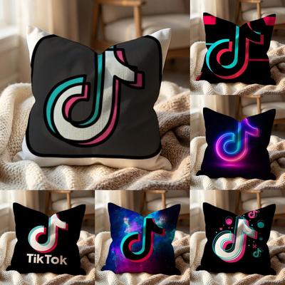 TikTok Kissenbezug Mehrzweck-Kissenbezug für Zuhause & Auto - Wendbar, Weich & Langlebig für den täglichen Gebrauch