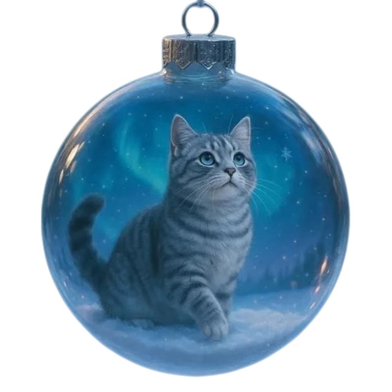 Christmas Balls Elegant Christmas Tree Hanging Animal Ornament for Holiday Celebration and Seasonal Home Accent