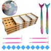 DIY Diamond Painting Storage Tray Multilayer Wooden Point Drill Pen Holder Box