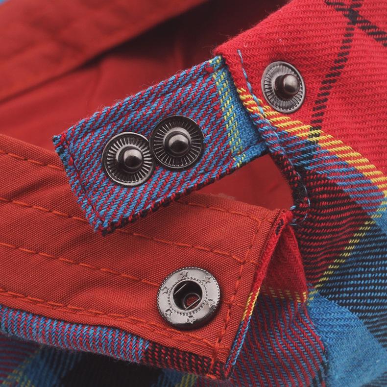 Leichte Atmungsaktive Karomuster Baskenmützen in Kontrastfarben, Retro Vintage Unisex Flache Hüte, Britische Freizeitkopfbedeckung