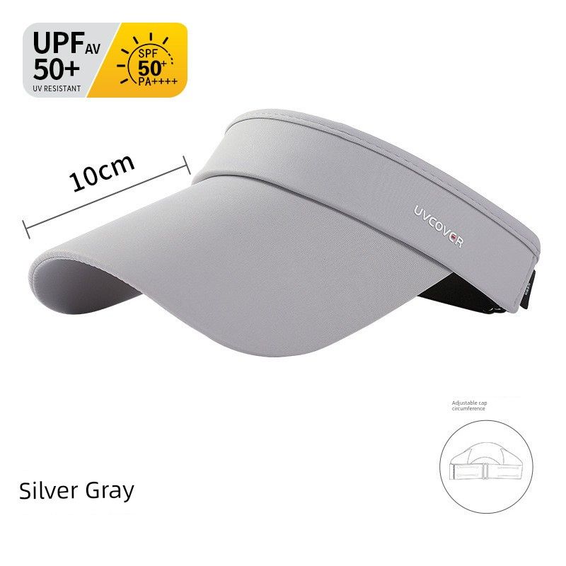 

Air Top Peaked Cap Women s 2025 New Arrival Summer Sun-Proof Baseball Cap Wide Brim Big Face Small Sun Protection Hat UV light gray One size