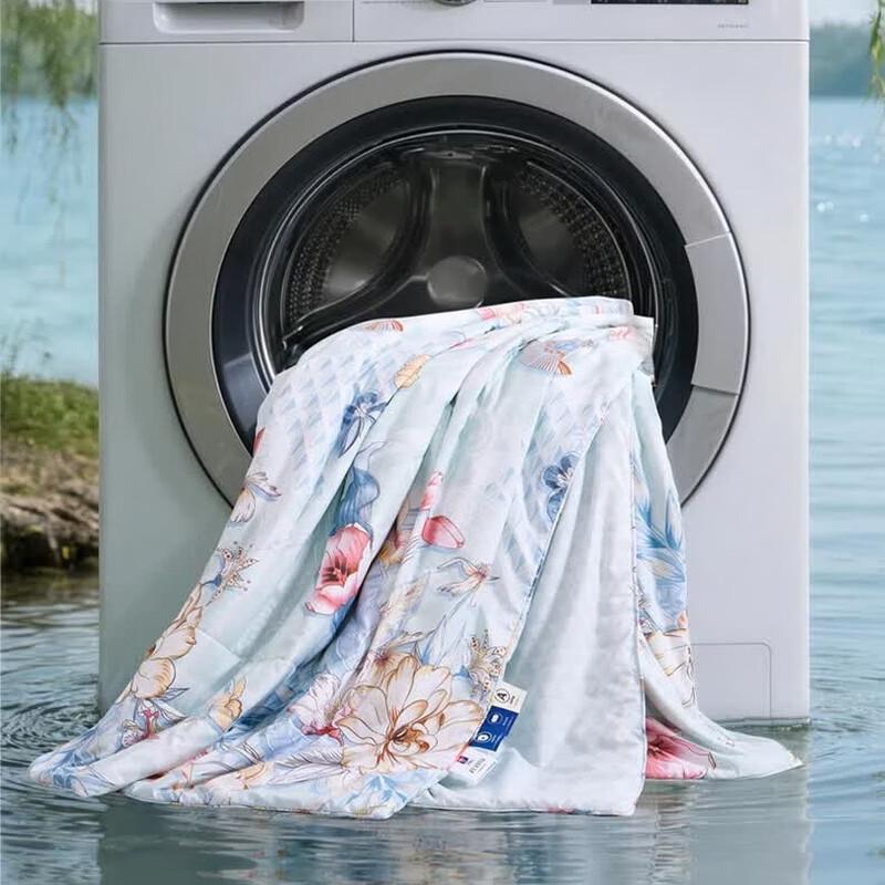 FUANNA Washable Tussah Silk Summer Quilt