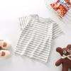 New Style Kids' Pure Cotton Short-Sleeve T-Shirt for Boys and Girls - Summer Baby Layering Shirt