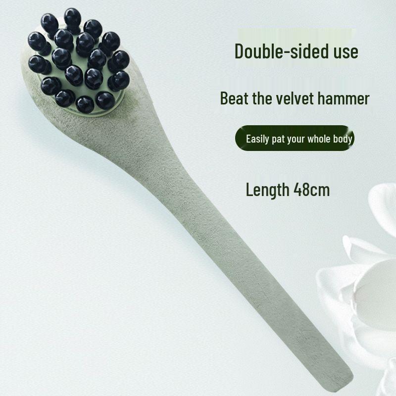 Meridian Wooden Bead Massage Hammer & Stick
