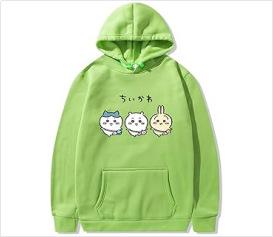 New Japanese Trend Cartoon Printed Hooded Sweater Men's and Women's Loose Autumn and Winter Casual Fashion Jacket Tide
