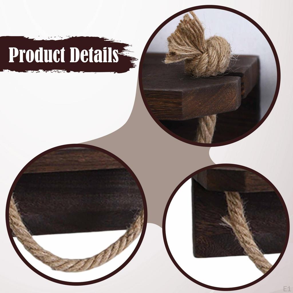 Toilet Paper Holder with Dispenser Shelf, Wall Mounted, Multifunctional, Wooden, Hotel,