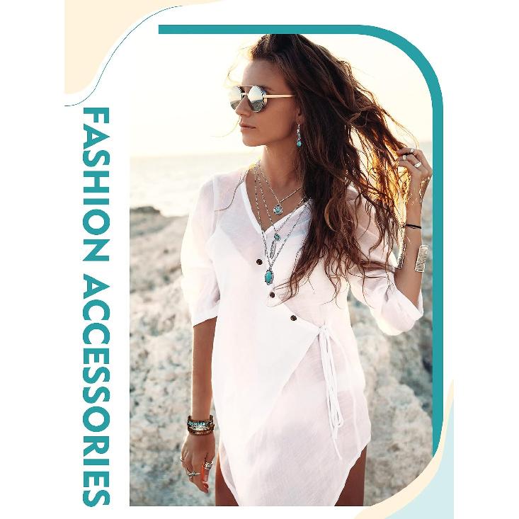Inbagi 3 Pcs Boho Western Jewelry for Women