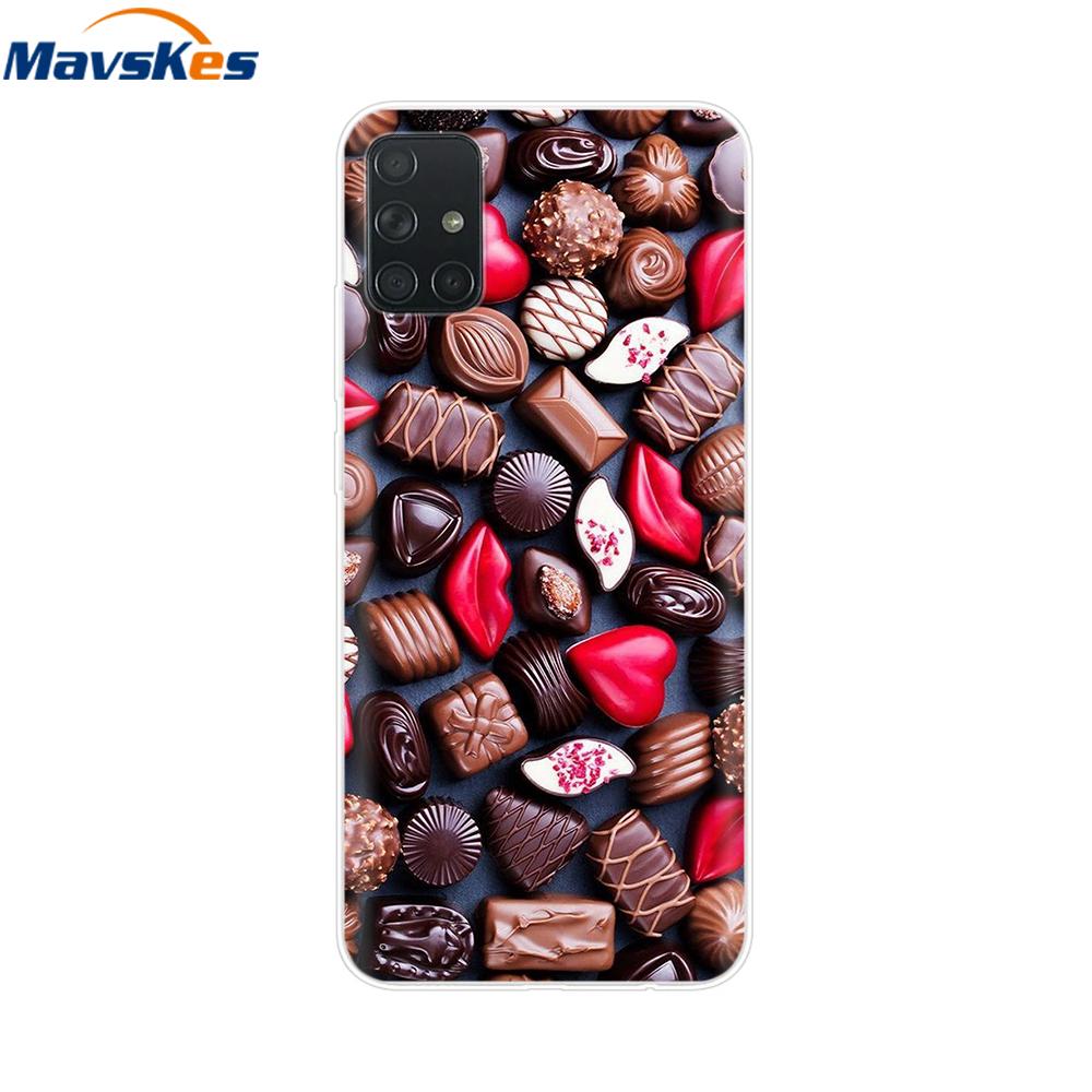 For Samsung Galaxy A51 Case Silicon Transparent Back Cover Phone Case for Samsung Galaxy A71 SM-A715F A515F A 51 71 Cover Fundas