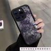 Purple Flower for 15Pro Phone Case iPhone14promax Soft Case 16/15 Creative 11 Premium XS