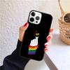 Rainbow Gay LGBT Finger Phone Case for iPhone 17 Air 16 Coque 15 14 12 13 PLUS 11 PRO MAX Back Cover Fundas Shell