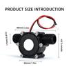 Small Water Turbine Generator DC Water Pump 5V 12V 0-80V With Voltage Stabilizing Mobile Phone Charging Lighting Wastewater Util