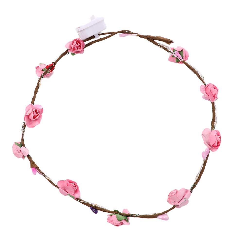 Party Vacation Hairband LED Light Flower Crowns Beach Headband Glowing Wreath Wreath Headband