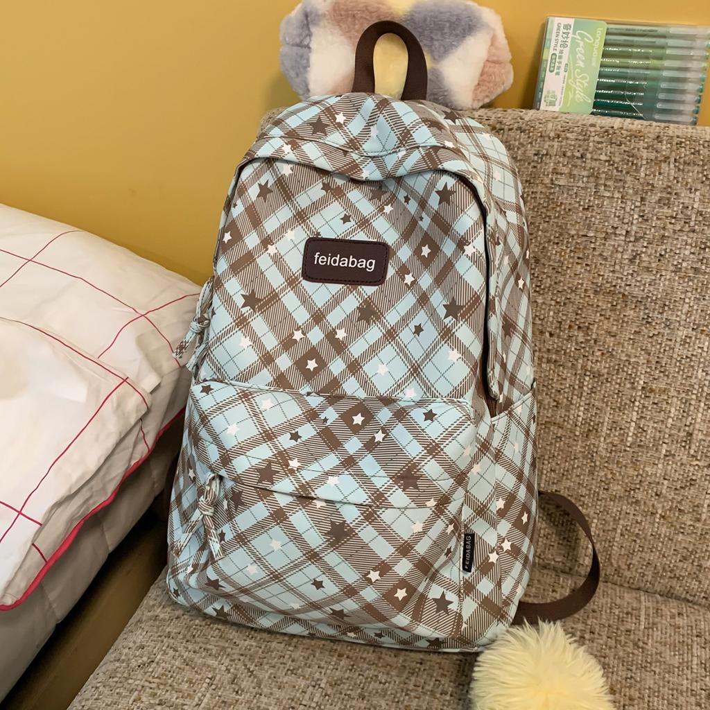 Schulrucksack große Kapazität College-Rucksack Koreanische Version Mittelschule Oberschule Schüler Schulrucksack weiblich Nische schlicht Mode vielseitig Reise