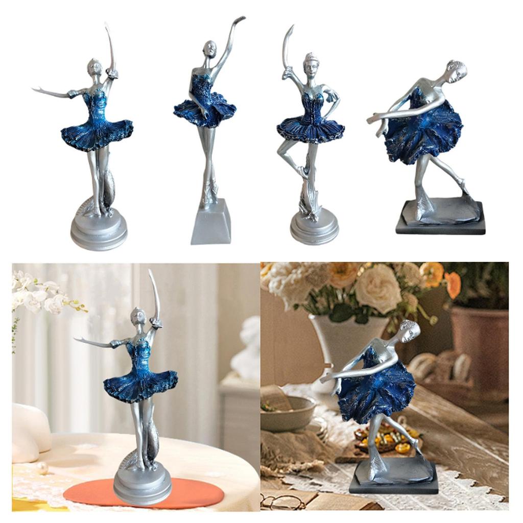 Ballerina Dancer Statue Figure Sculpture Creative Resin Ballet Girl Figurine