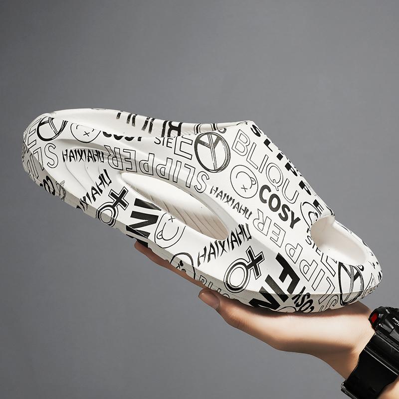 Módní trend Muži Boty Jednoduché žabky Lehké Přímořské pantofle Ležérní Muži Obuv Plážové sandály Pantofle Léto Volný čas Žabky s otevřenou špičkou