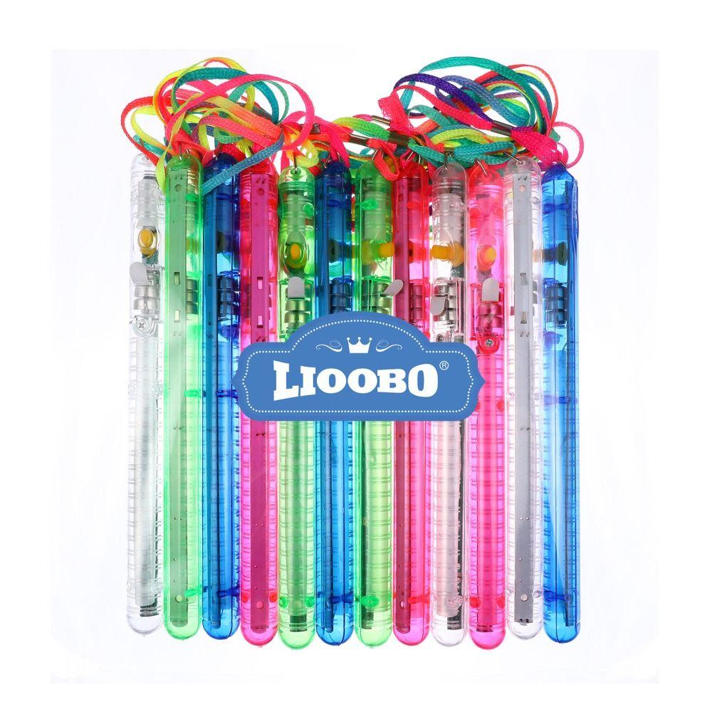 Party Favor Light Up Wands With Lanyards Flashing LED Wand Glowing Cheer Wands Flashing LED Stick
