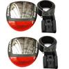 Solar Bike Taillight Solar Power Energy LED Bicycle Rear Light Safety Warning Light Bicycle Accessories Bike Equipment
