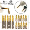 PH2 Screwdriver Bits 25mm 50mm Titanium Coated Screwdriver Head Anti Slip 1/4 Hex Shank Drill Bits DIY Power Tools Accessories