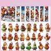 Christmas Blind Box Series Acrylic Chick Hangings For Holiday Tree Decoration
