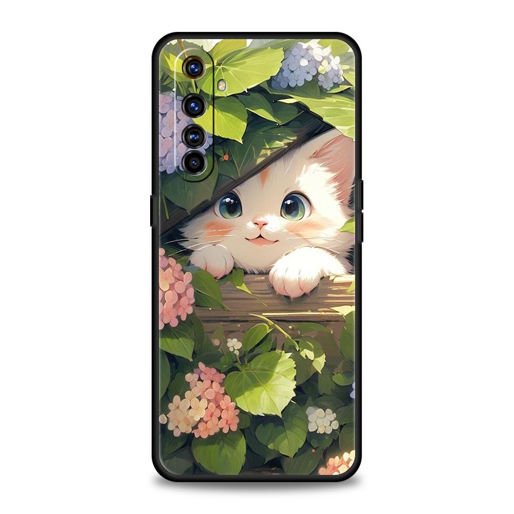 Daily Life of Cute Cats Phone Case For Realme 13 12 11 10 9 8 5G 7 C25 C35 GT5 GT3 GT2 Pro Plus For Realme GT Neo 2 3 3T 5 Cover