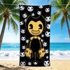 1Pc Bendy Ink Machine Beach Towel, Quick Dry, Multi-Use for Beach Pool Gym Yoga Home Travel, Christmas, Halloween, Xmas Gift M929147