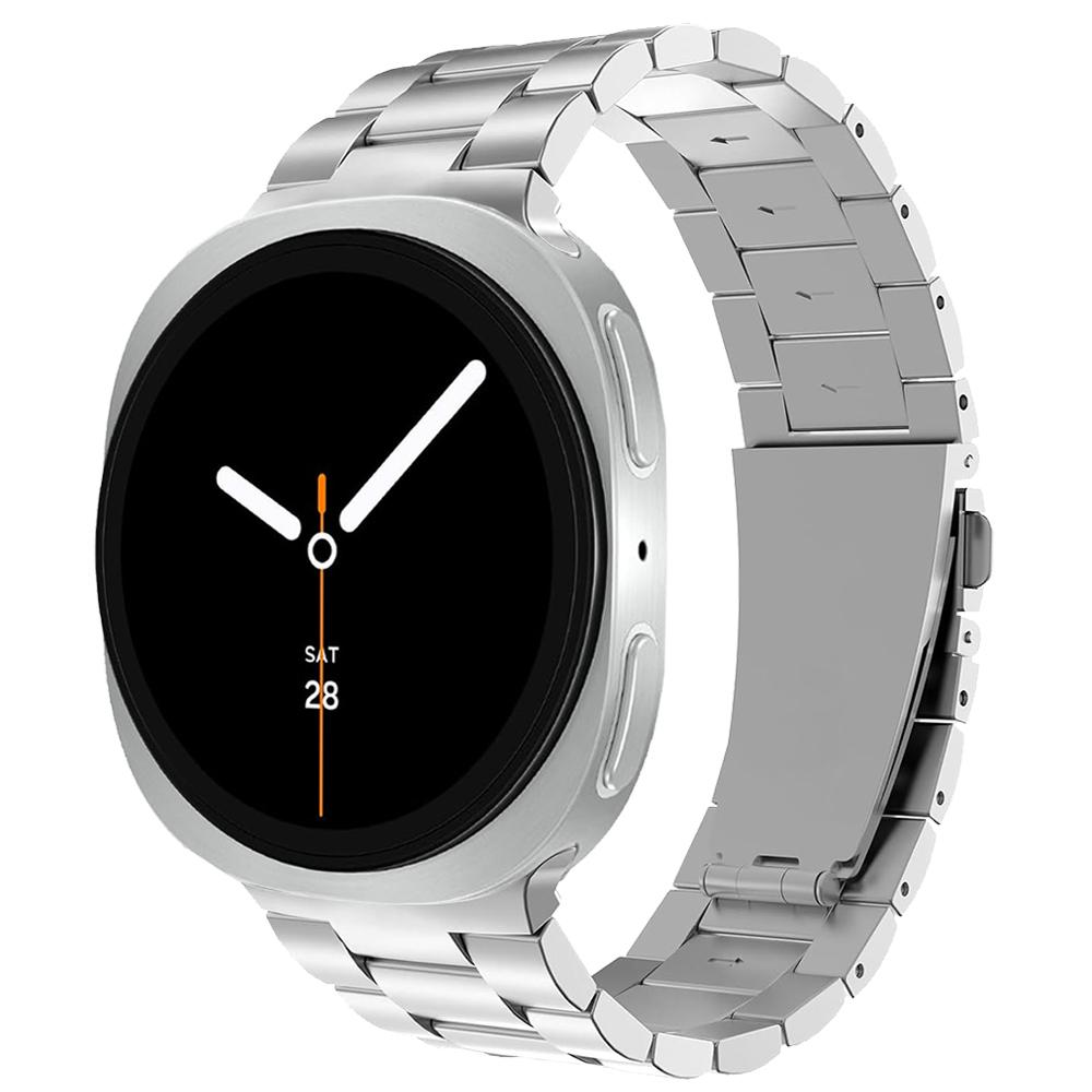 Titanium Metal Strap For Samsung Galaxy Watch 8 Classic 46mm / Watch8 44mm 40mm Link Bracelet No Gaps Band Accessories