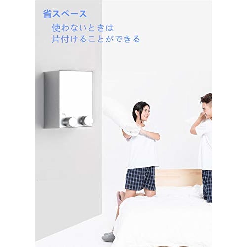 HOMEME Indoor Clothes Drying Rope, 20kg Load Capacity, 4.2m Long, Flexible, No Drilling Required, Slow Recovery, Hidden Clothes Drying Rope, SUS304 St